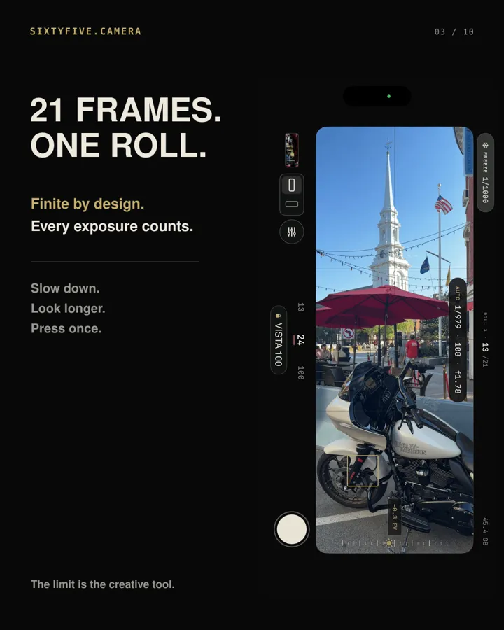 SixtyFive Camera showcase capture 3