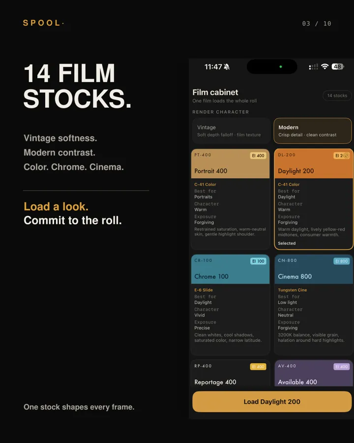 Spool Camera showcase capture 3
