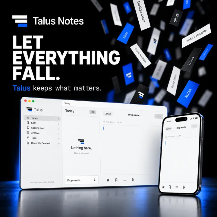 Talus Notes showcase capture 1