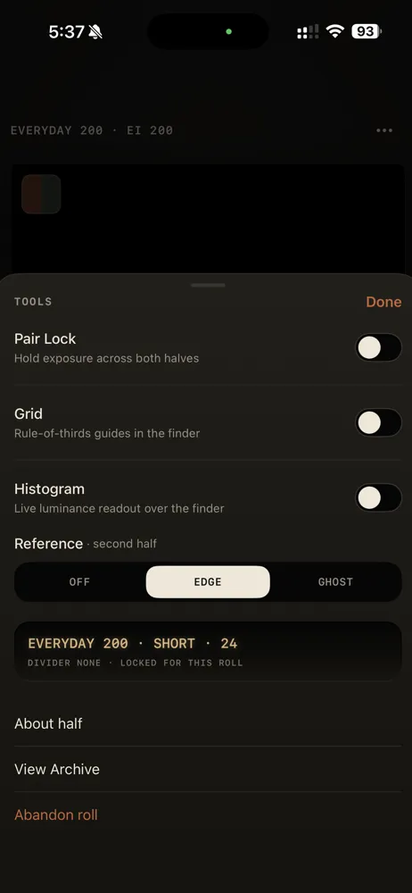 Half Camera showcase capture 4