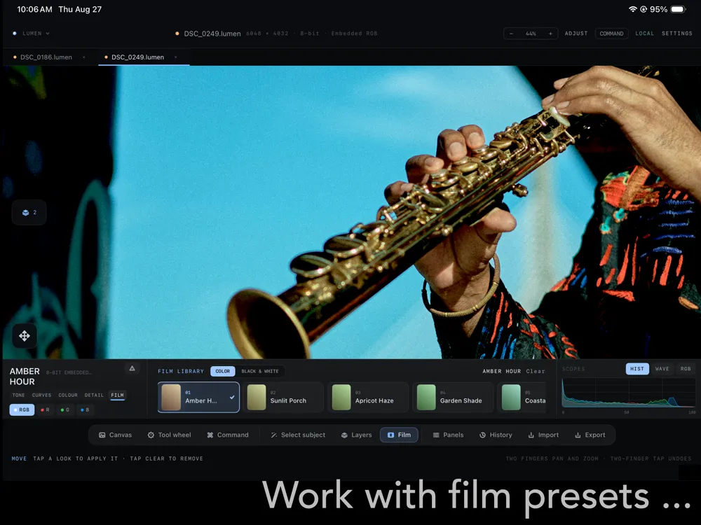 Lumen Darkroom showcase capture 12