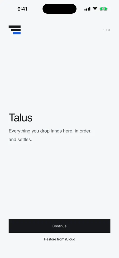 Talus Notes showcase capture 5